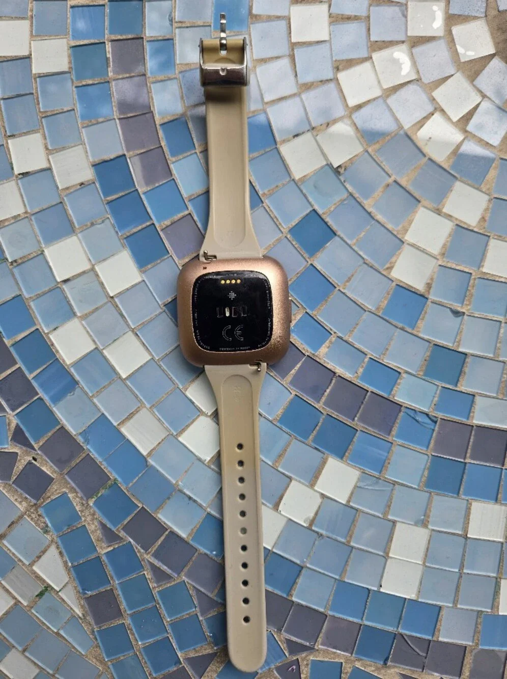 Fitbit Versa 2 Smartwatch - Rose Gold with Grey/Purple Bands [No Charger]
